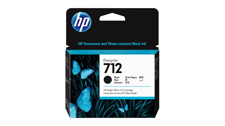 HP #712 80ML Black Bright Office Printer Ink Cartridge 81ml 3ED29A HP #712 80ML Black Bright Office Printer Ink Cartridge 81ml 3ED29A