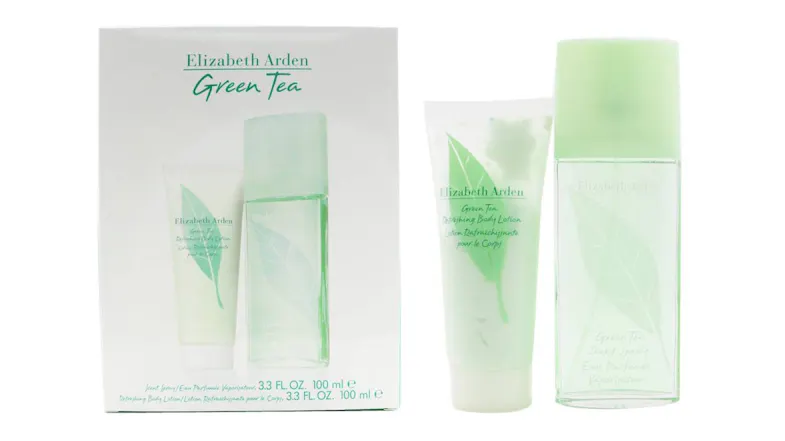 Elizabeth Arden Green Tea Coffret: Eau Perfume Spray 100ml/3.3oz + Refreshing Body Lotion 100ml/3.3oz - 2pcs Elizabeth Arden Green Tea Coffret: Eau Perfume Spray 100ml/3.3oz + Refreshing Body Lotion 100ml/3.3oz - 2pcs