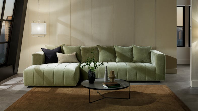 Seville 3 Seater Fabric Sofa with Chaise Seville 3 Seater Fabric Sofa with Chaise