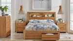 Edison Queen Bed Frame with 2 Drawer Base Edison Queen Bed Frame with 2 Drawer Base
