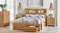 Edison Queen Bed Frame with 2 Drawer Base Edison Queen Bed Frame with 2 Drawer Base