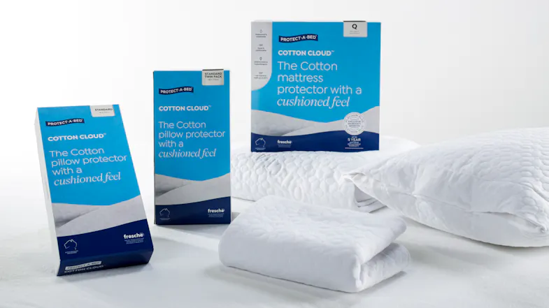 Cotton Cloud Fresche King Single Mattress Protector by Protect-A-Bed Cotton Cloud Fresche King Single Mattress Protector by Protect-A-Bed
