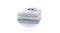 A neatly folded stack of shirts is displayed within a circular icon, representing "Laundry Mode" for efficient clothes drying A neatly folded stack of shirts is displayed within a circular icon, representing "Laundry Mode" for efficient clothes drying