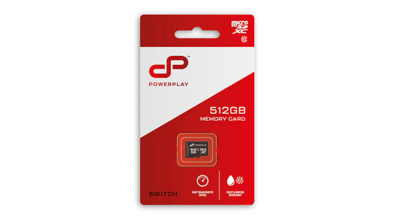 PowerPlay Switch MicroSD Card - 512GB (microSDXC, V10) PowerPlay Switch MicroSD Card - 512GB (microSDXC, V10)