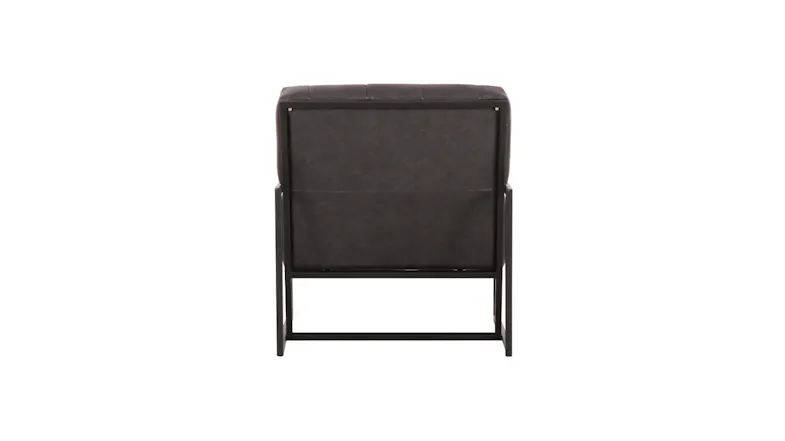 Bryon Accent Leather Chair - Caviar Bryon Accent Leather Chair - Caviar