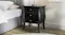 Saville Black Mirrored Bedside Table Saville Black Mirrored Bedside Table