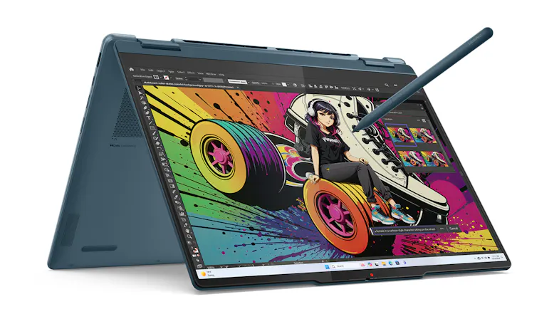 Lenovo Yoga 7 (10th Gen) 14" 2-in-1 Laptop - AMD Ryzen AI 5 16GB-RAM 1TB-SSD Copilot+ PC - Tidal Teal (83JR0045AU) Lenovo Yoga 7 (10th Gen) 14" 2-in-1 Laptop - AMD Ryzen AI 5 16GB-RAM 1TB-SSD Copilot+ PC - Tidal Teal (83JR0045AU)