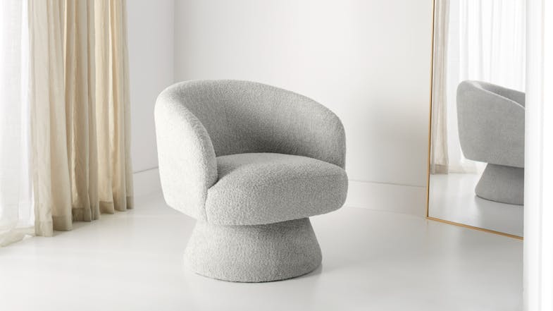 Zuri Swivel Accent Chair - Grey Zuri Swivel Accent Chair - Grey