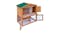 NNEVL Outdoor Rabbit Hutch 3 Door 90cm - Wood NNEVL Outdoor Rabbit Hutch 3 Door 90cm - Wood
