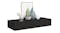 NNEVL Wall Mounted Shelf Drawer 60 x 23.5 x 10cm - Black NNEVL Wall Mounted Shelf Drawer 60 x 23.5 x 10cm - Black