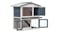 NNEVL Outdoor Rabbit Hutch 3 Door 90cm - Grey Wood NNEVL Outdoor Rabbit Hutch 3 Door 90cm - Grey Wood