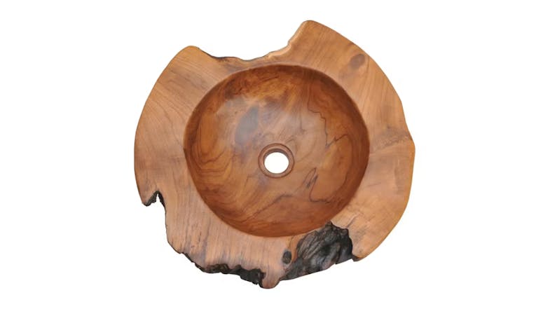 NNEVL Basin Oval Solid Teak 45cm NNEVL Basin Oval Solid Teak 45cm