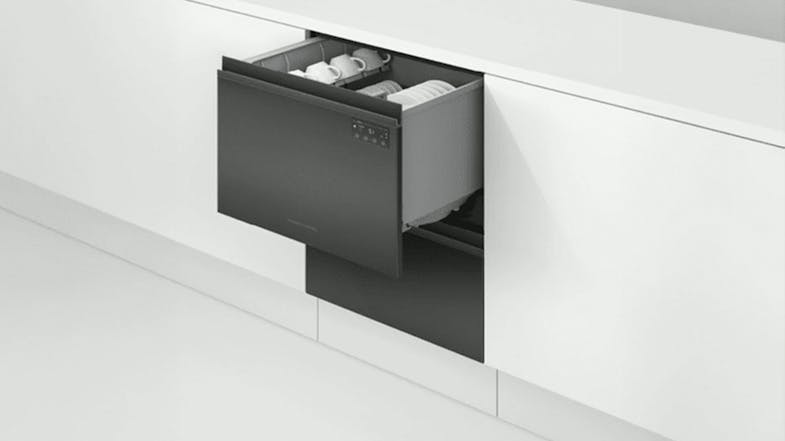 Fisher & Paykel 14 Place Setting Double-Drawer Built-Under Dishwasher - Black Stainless Steel (DD60D2NB9) Fisher & Paykel 14 Place Setting Double-Drawer Built-Under Dishwasher - Black Stainless Steel (DD60D2NB9)