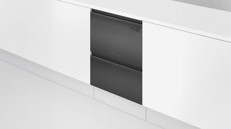 Fisher & Paykel 14 Place Setting Double-Drawer Built-Under Dishwasher - Black Stainless Steel (DD60D2NB9) Fisher & Paykel 14 Place Setting Double-Drawer Built-Under Dishwasher - Black Stainless Steel (DD60D2NB9)