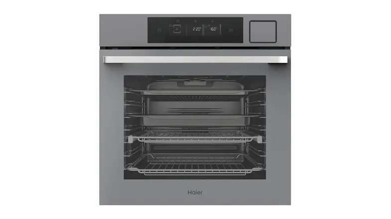 Haier 60cm Built-In Steam Oven with 14 Functions - Grey (HWO60S16TPG5) Haier 60cm Built-In Steam Oven with 14 Functions - Grey (HWO60S16TPG5)