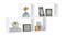 NNEVL Wall Shelves 100 x 18 x 53cm - White NNEVL Wall Shelves 100 x 18 x 53cm - White