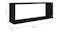 NNEVL Wall Shelves Floating Rectangle 2pcs. 60 x 15 x 33cm - Black NNEVL Wall Shelves Floating Rectangle 2pcs. 60 x 15 x 33cm - Black