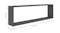 NNEVL Wall Shelves Floating Rectangle 6pcs. 100 x 15 x 30 - Grey NNEVL Wall Shelves Floating Rectangle 6pcs. 100 x 15 x 30 - Grey