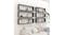 NNEVL Wall Shelves Floating Rectangle 6pcs. 100 x 15 x 30 - Grey NNEVL Wall Shelves Floating Rectangle 6pcs. 100 x 15 x 30 - Grey