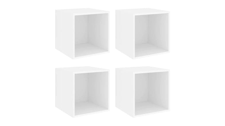 NNEVL Wall Cabinet 4pcs. 37 x 37 x 37cm - White NNEVL Wall Cabinet 4pcs. 37 x 37 x 37cm - White
