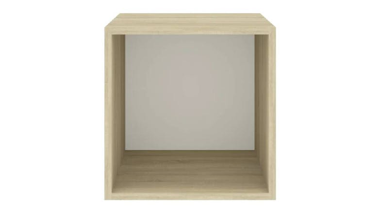NNEVL Wall Cabinet 37 x 37 x 37cm - Sonoma Oak/White NNEVL Wall Cabinet 37 x 37 x 37cm - Sonoma Oak/White