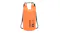 Front view of orange NNEVL 30L PVC Dry Bag with black backpack straps and vertical zipper pocket Front view of orange NNEVL 30L PVC Dry Bag with black backpack straps and vertical zipper pocket