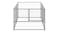 NNEVL Steel Dog Cage 200 x 100 x 70cm - Silver NNEVL Steel Dog Cage 200 x 100 x 70cm - Silver