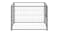 NNEVL Steel Dog Cage 100 x 100 x 70cm - Silver NNEVL Steel Dog Cage 100 x 100 x 70cm - Silver