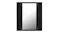 NNEVL LED Backlit Bathroom Mirror Cabinet in 40 x 12 x 45cm NNEVL LED Backlit Bathroom Mirror Cabinet in 40 x 12 x 45cm