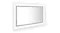 Side-angle shot of the mirror showing its slim profile Side-angle shot of the mirror showing its slim profile