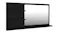 NNEVL Bathroom Mirror w/ Built-In Shelving 90x10.5x45cm Black NNEVL Bathroom Mirror w/ Built-In Shelving 90x10.5x45cm Black