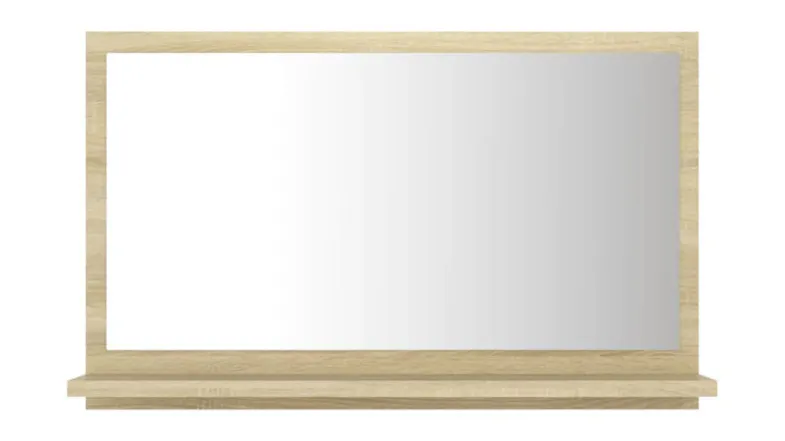 NNEVL Bathroom Mirror w/ Built-In Shelf 60x10.5x37cm Sonoma oak NNEVL Bathroom Mirror w/ Built-In Shelf 60x10.5x37cm Sonoma oak