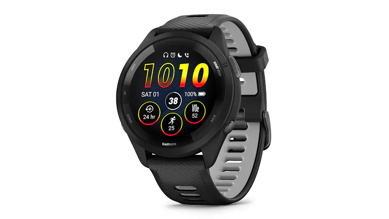 Garmin Forerunner 265 Running Smartwatch - Black/Powder Grey (46mm Case, GPS, Bluetooth) Garmin Forerunner 265 Running Smartwatch - Black/Powder Grey (46mm Case, GPS, Bluetooth)