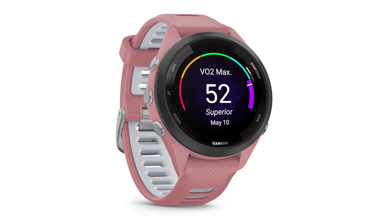 Garmin Forerunner 265S Running Smartwatch - Light Pink/Whitestone (42mm Case, GPS, Bluetooth) Garmin Forerunner 265S Running Smartwatch - Light Pink/Whitestone (42mm Case, GPS, Bluetooth)