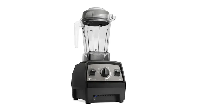 A right view of a Vitamix Explorian blender A right view of a Vitamix Explorian blender