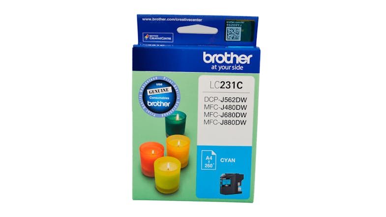 Brother LC231 Cyan Printer Ink Cartridge Brother LC231 Cyan Printer Ink Cartridge
