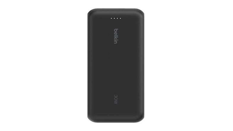 Belkin BoostCharge 20,000mAh 2-Port USB-C & USB-A Power Bank with Integrated USB-C Cable - Black (BPB024fqBK) Belkin BoostCharge 20,000mAh 2-Port USB-C & USB-A Power Bank with Integrated USB-C Cable - Black (BPB024fqBK)