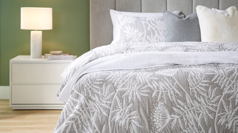 Autumn Breeze Grey Coverlet Set by Top Drawer Autumn Breeze Grey Coverlet Set by Top Drawer