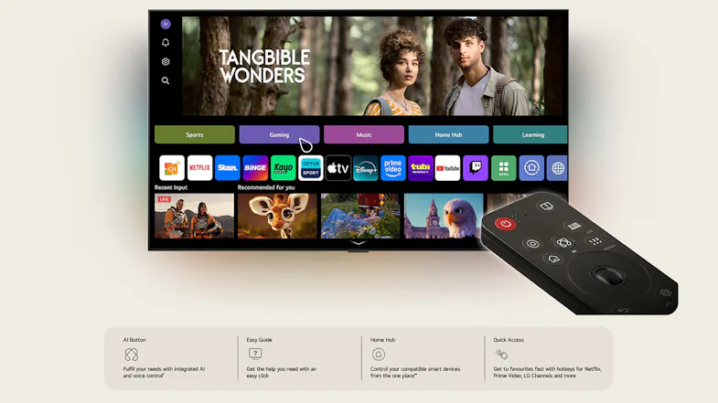 LG 65" C5 Smart 4K OLED evo AI TV (2025) with webOS 25 LG 65" C5 Smart 4K OLED evo AI TV (2025) with webOS 25