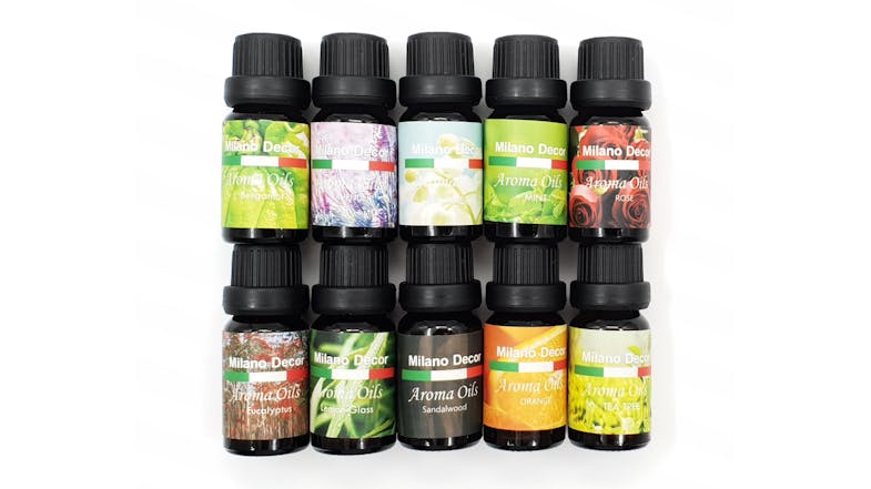 Milano Essential Oil Diffuser Oils 10pcs. Milano Essential Oil Diffuser Oils 10pcs.