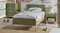 Artie 4 Drawer Tallboy - Natural & Green Artie 4 Drawer Tallboy - Natural & Green
