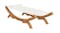 NNEVL Solid Wood Frame Hammock 100 x 188.5 x 44cm - Cream NNEVL Solid Wood Frame Hammock 100 x 188.5 x 44cm - Cream