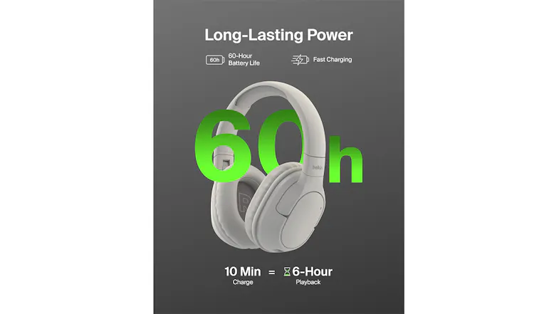 Belkin SoundForm Surround Wireless Over-Ear Headphones - Sand (AUD009fqSA) Belkin SoundForm Surround Wireless Over-Ear Headphones - Sand (AUD009fqSA)