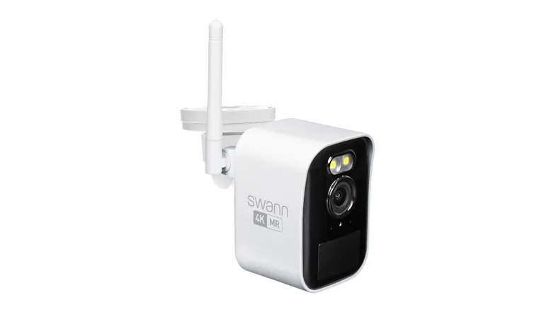 Swann MaxRanger Mini 4K Indoor/Outdoor Wireless Security Camera with Base Station - 4 Pack (White, 32GB MicroSD) Swann MaxRanger Mini 4K Indoor/Outdoor Wireless Security Camera with Base Station - 4 Pack (White, 32GB MicroSD)
