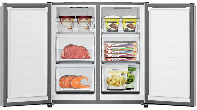 Hisense 483L Quad Door Fridge Freezer - Stainless Steel (HRCD483TS) Hisense 483L Quad Door Fridge Freezer - Stainless Steel (HRCD483TS)