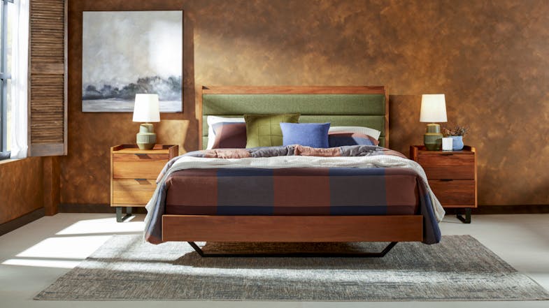 Muriwai Queen Upholstered Float Bed Frame Muriwai Queen Upholstered Float Bed Frame