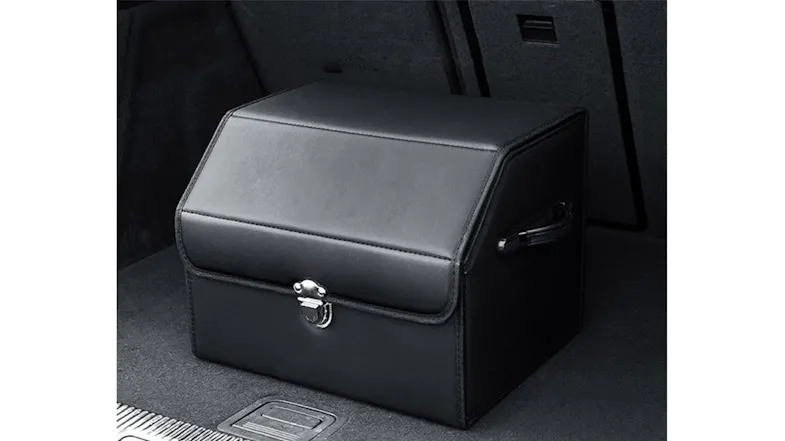 Soga Car Boot Storage Box With Lock Small - Black Soga Car Boot Storage Box With Lock Small - Black