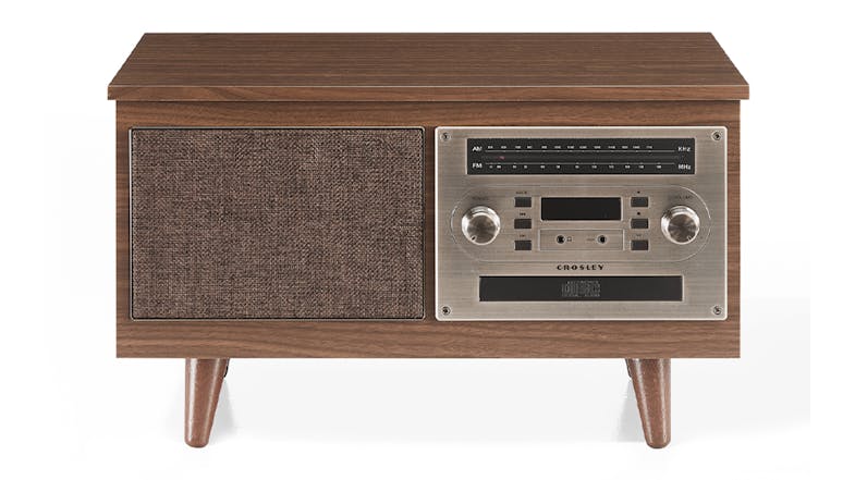 Crosley Serenade 8-in-1 Vinyl Player Entertainment System - Walnut Crosley Serenade 8-in-1 Vinyl Player Entertainment System - Walnut
