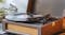 Crosley Voyager Bluetooth Turntable with Crosley Record Display Stand - Cocoa Crosley Voyager Bluetooth Turntable with Crosley Record Display Stand - Cocoa