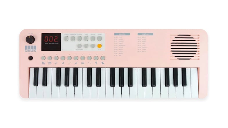 Axus Mini Electric Keyboard 37 Key - Pink Axus Mini Electric Keyboard 37 Key - Pink
